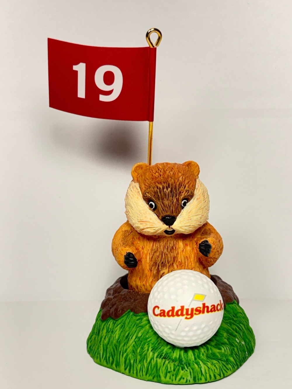 2009 Hallmark Caddyshack Gopher Golf Christmas Ornament #19